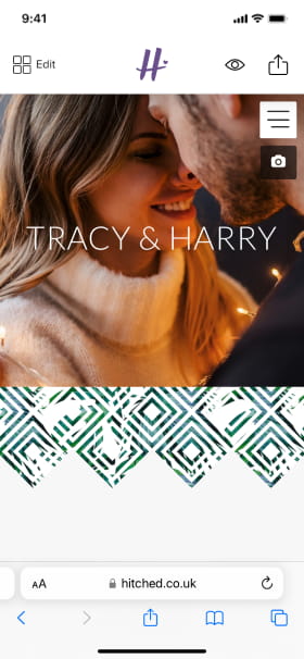 Wedding Website hitched