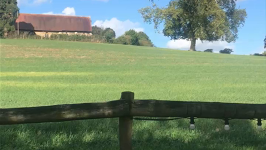 View of St. Margaret’s Church and our entrance drive 