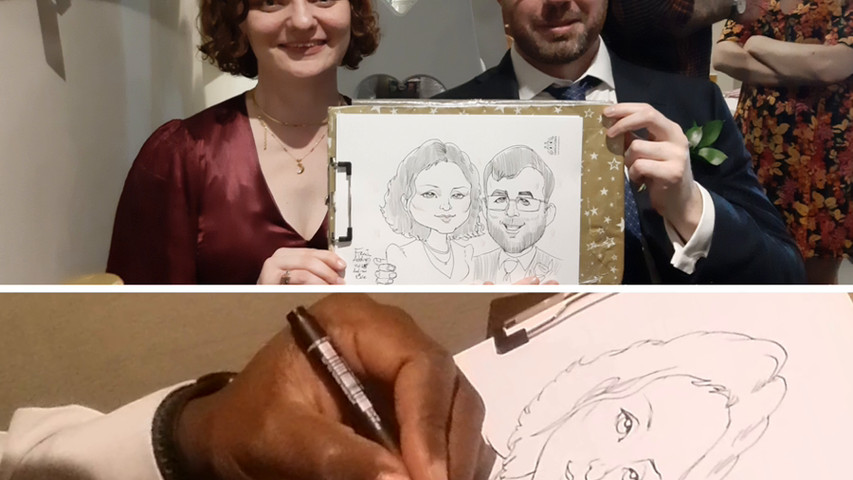 Cool-caricatures- Live Wedding Caricature Artist