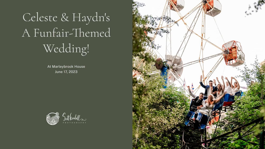 Celeste & Haydn's Fun Fair themed Wedding