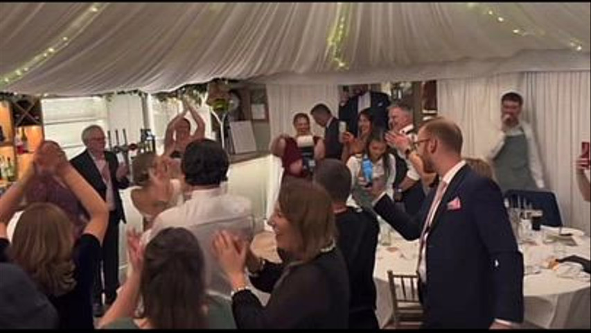 Having the time of your life with The Real Singing Waiters