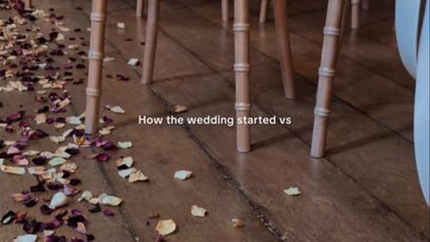 How the wedding started - How it ended