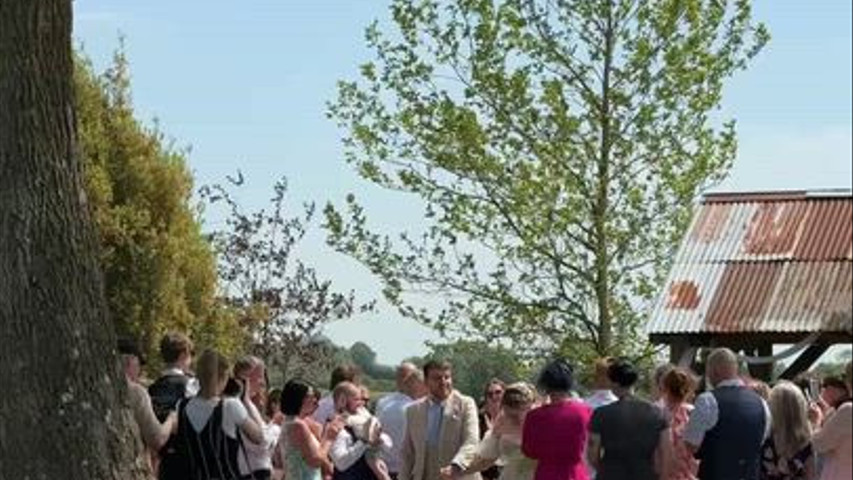 Outside Ceremony at Huntsmill Farm
