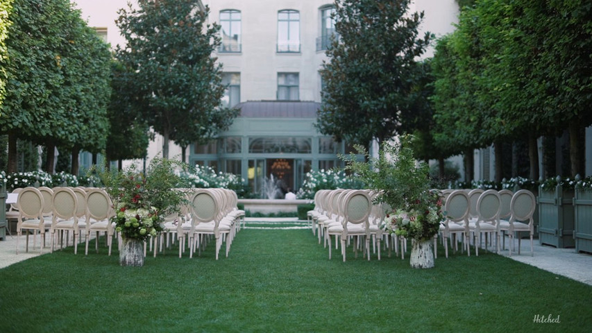 Chic Paris wedding.