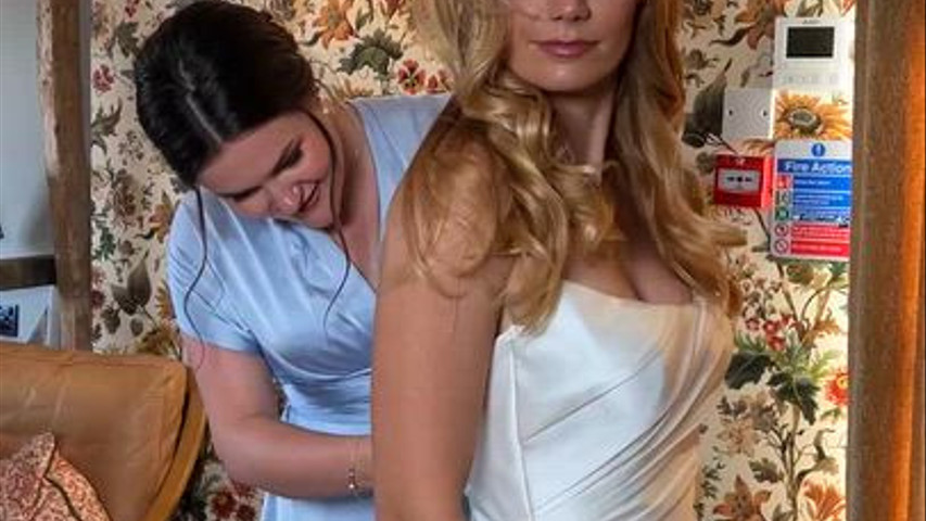 Jessica’s wedding day 