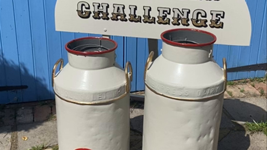 Vintage Milk Churn Challenge Game