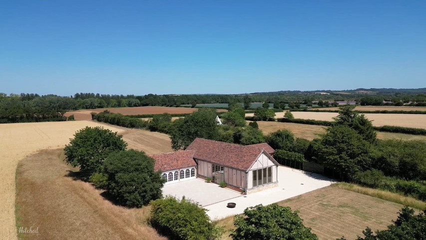 Aerial Views of the Barn