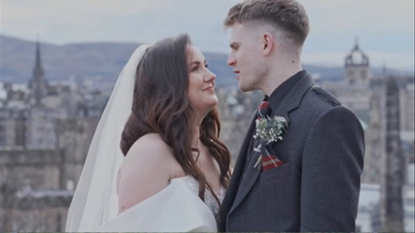 Tessa & Michael at the Glasshouse Hotel, Edinburgh 