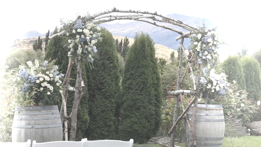 Surreal New Zealand Garden Wedding