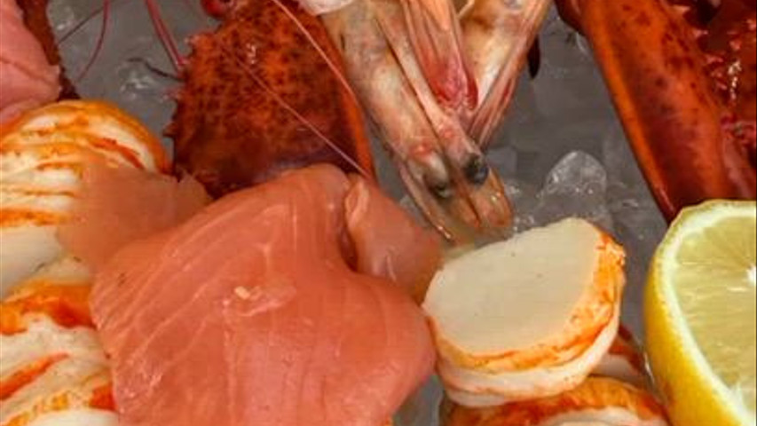 Seafood platter