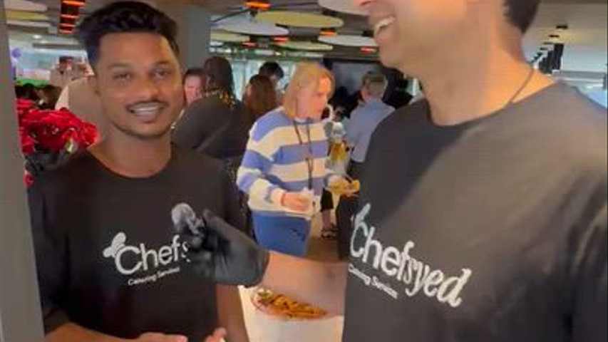 Chef Syed Catering Team Working