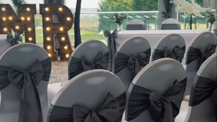 Wedding package set up