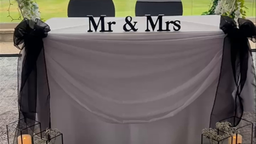 Mr And Mrs Sign