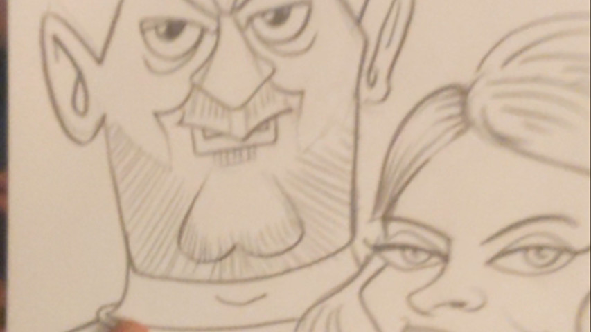 Lovely couple get drawn!