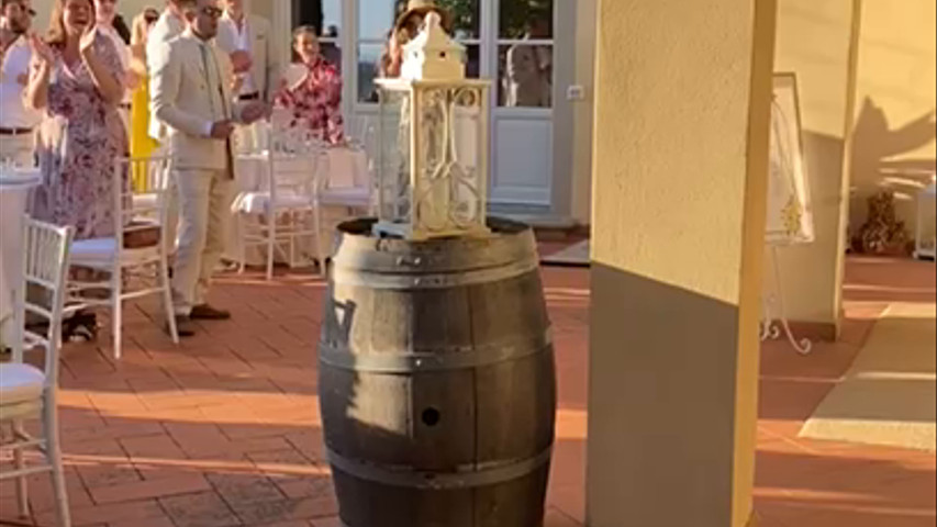 entrance of the newlyweds