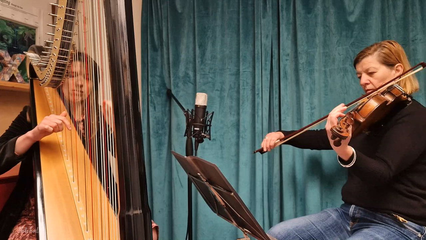 I Giorni - Ludivico Einaudi - Harp and Violin