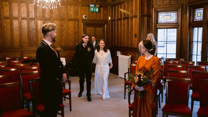 Winter Wedding at Lady Gillford’s house