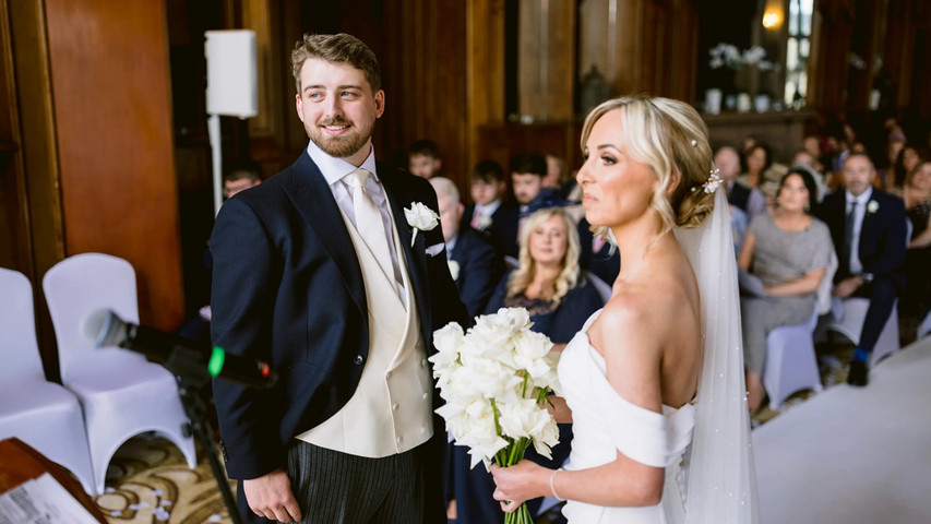 Chris & Heather at Mar Hall Glasgow