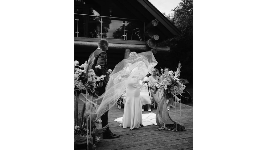 Outdoor Summer Wedding at Hidden River Cabins