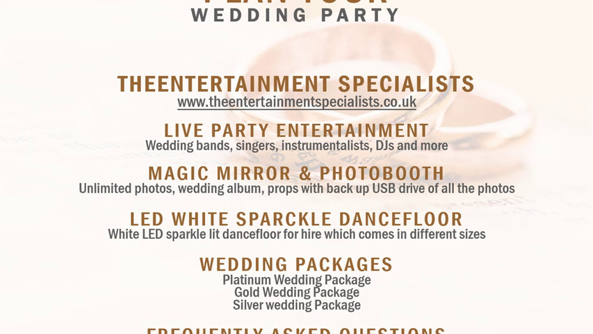 Our Wedding Brochure 