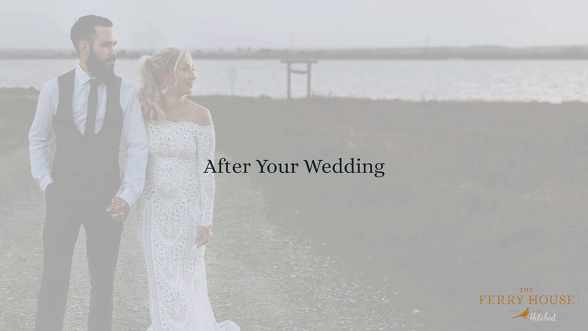 After Your Wedding