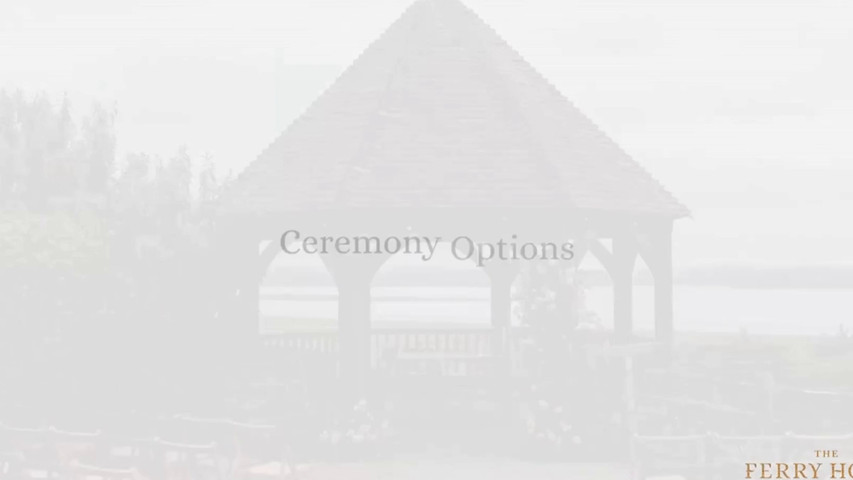 Ceremony options