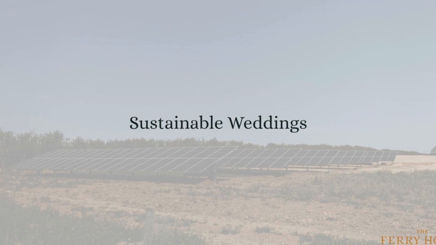 Sustainable weddings