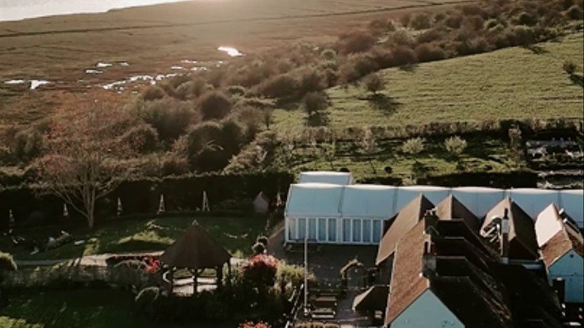 The Ferry House exterior and Swale estuary