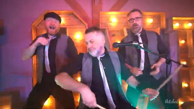 Hard to Handle wedding band perform Teenage kicks