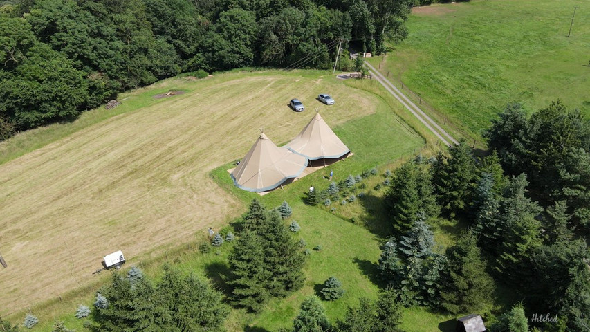 Woodland Hollow from the skies