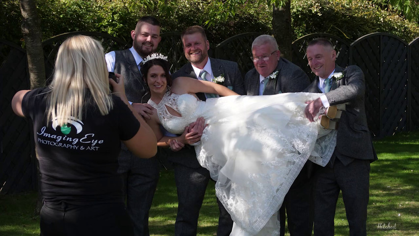 Kirsty & Paul at Lea Marston Hotel