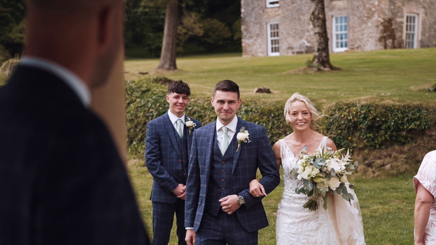 Spectacular Coastal Wedding at Tredudwell