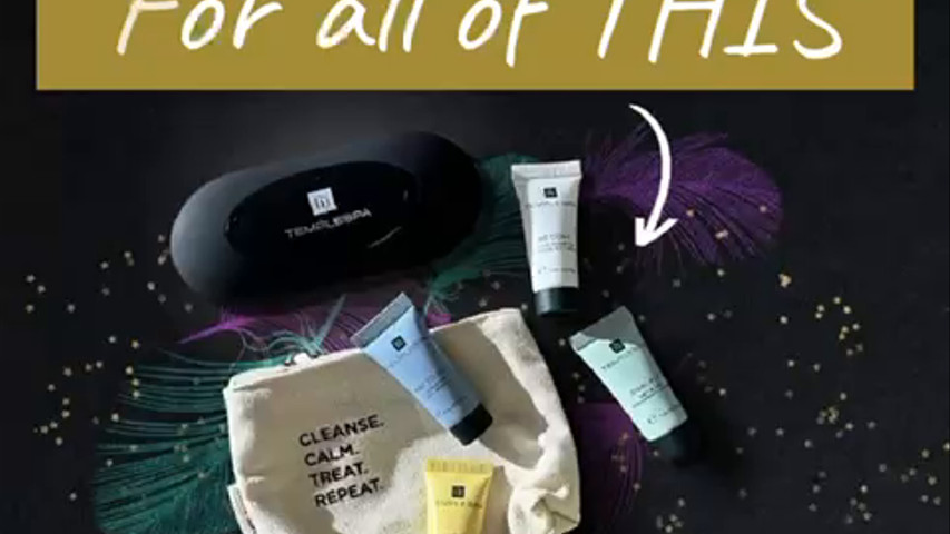 Temple Spa Christmas gift bundle 