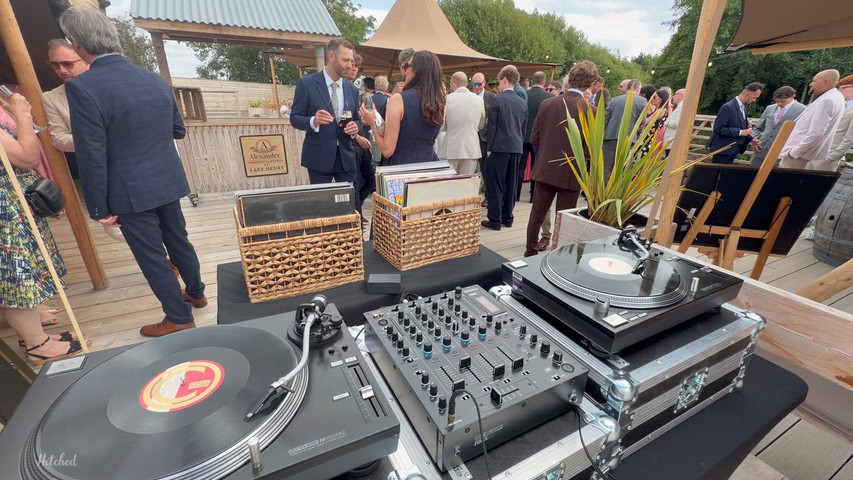 Wedding reception - Vinyl style