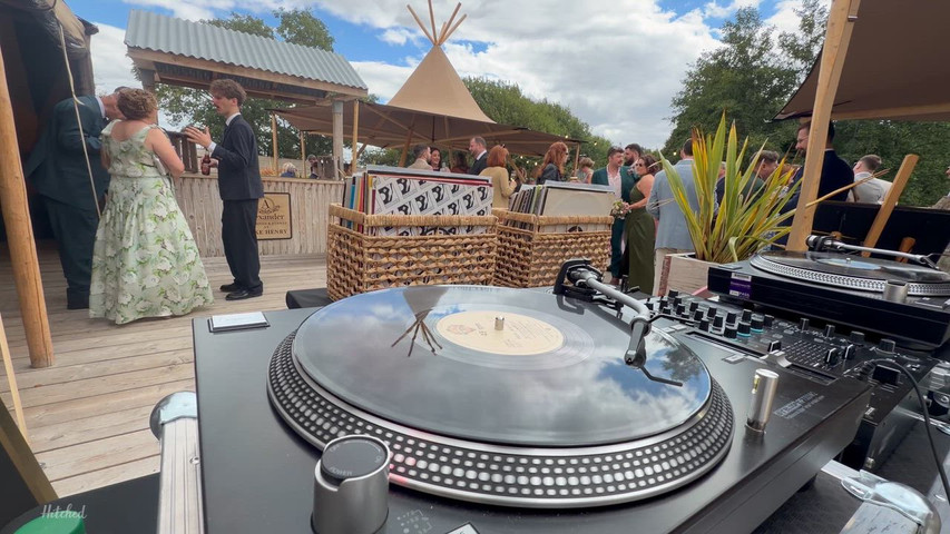 Wedding reception - Vinyl style