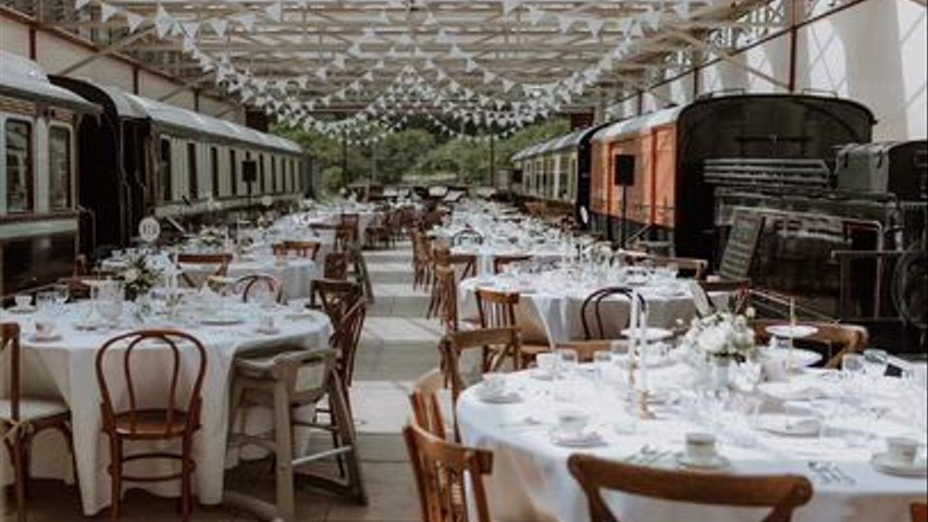 Real Vintage Railway Wedding
