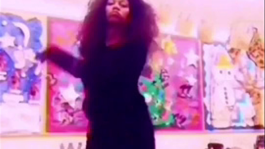 Over-simplified choreography for 80s music themed hen party