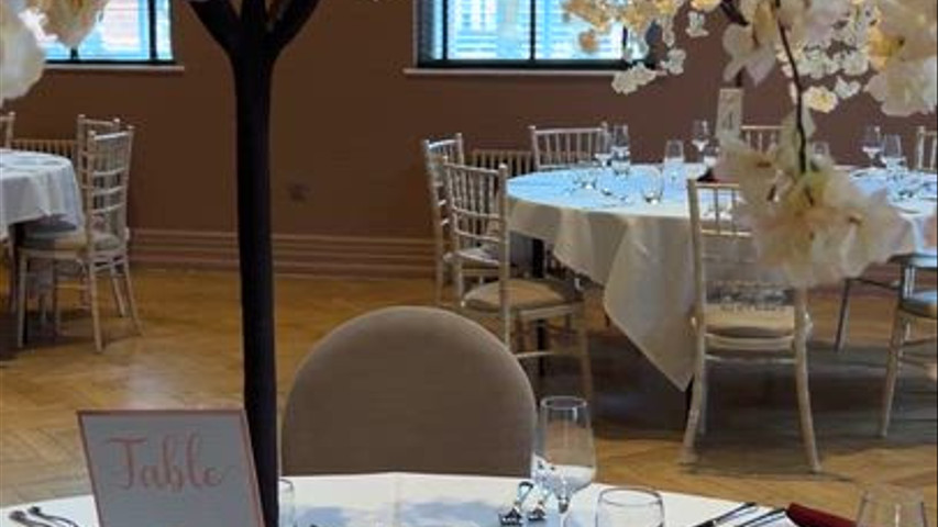 Blossom tree centrepieces 