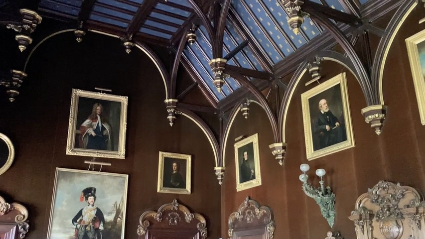 Castle reception rooms (walk-around video)