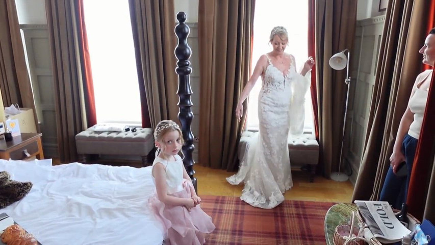 The wedding of David and Stephanie