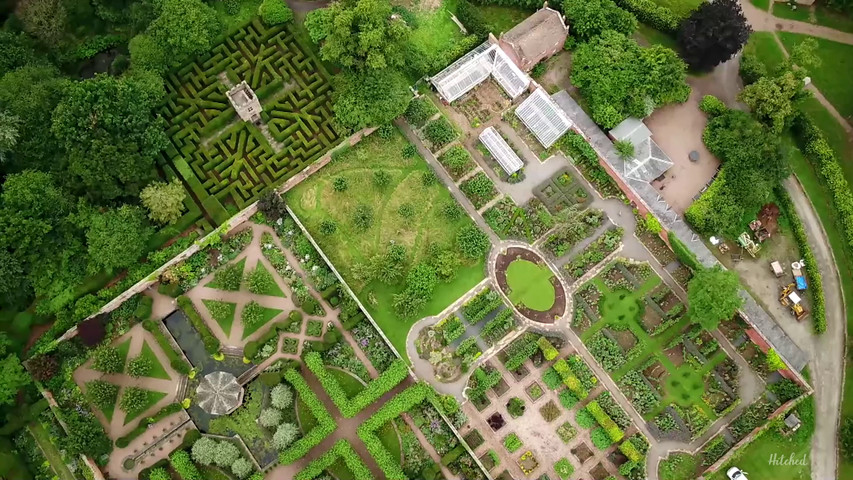 The Castle & Gardens from the Air!