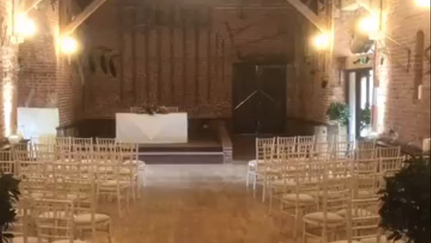 Victorian Barn - civil ceremony