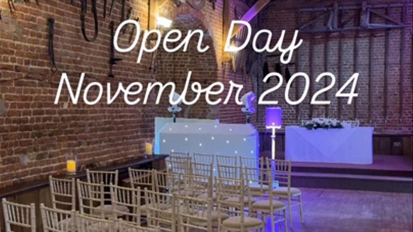 Open day at Hunters Hall. Nov 2024