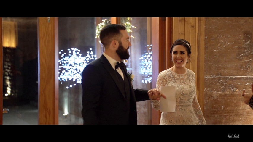 S & R's Glamorous Winter Wedding at Elmore Court