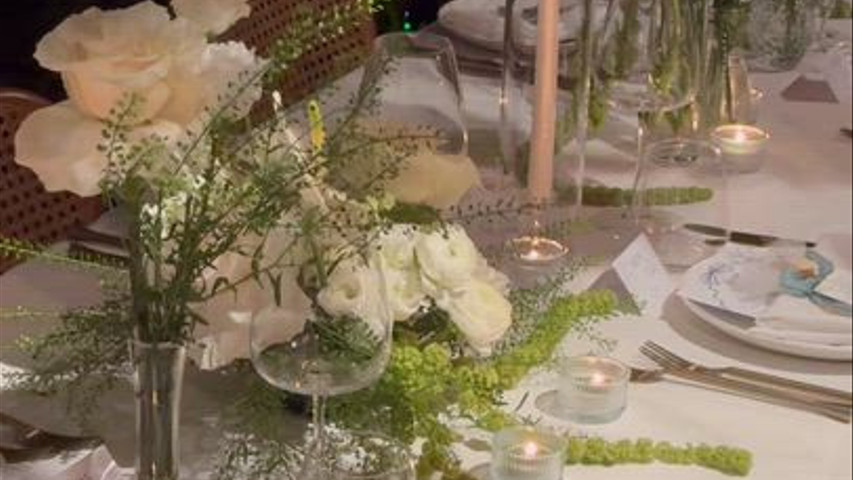The greenhouses tablescape 