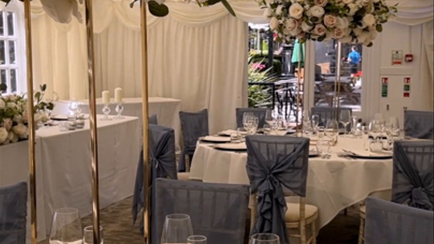 Tudor park marquee wedding 