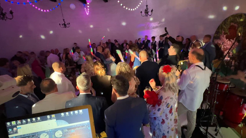 white wedding walton castle