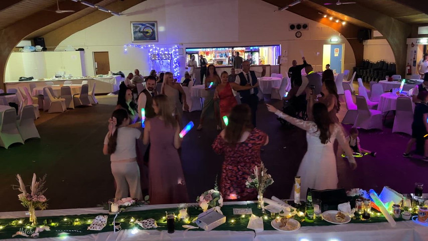 white wedding supermarine club 