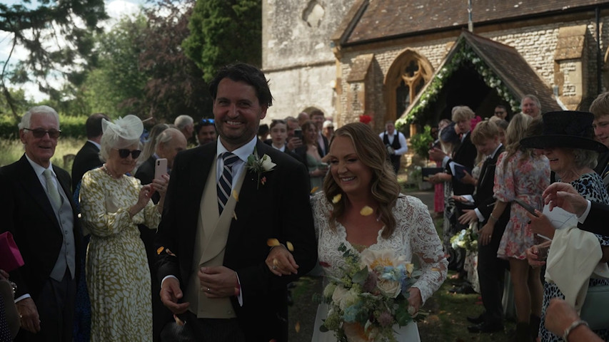 Tipi wedding Film overlooking Compton Verney