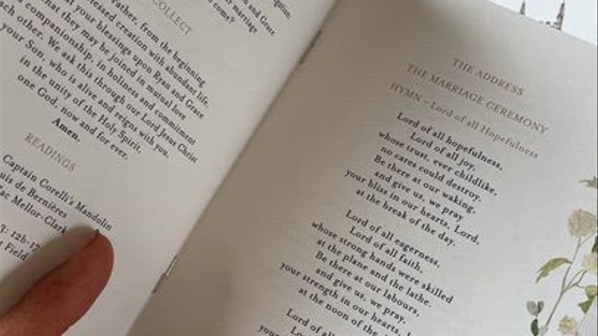 Order of Services Booklets